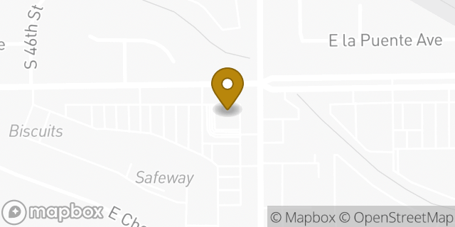 Map showing the location of Chase Bank in Phoenix, AZ 85044