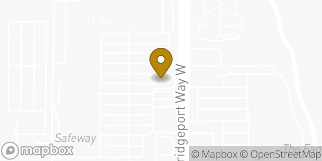 Map showing the location of McDonald's in University Place, WA 98466