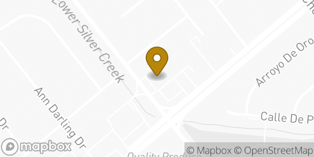 Map showing the location of Amazon Locker - Mouse in San Jose, CA 95116