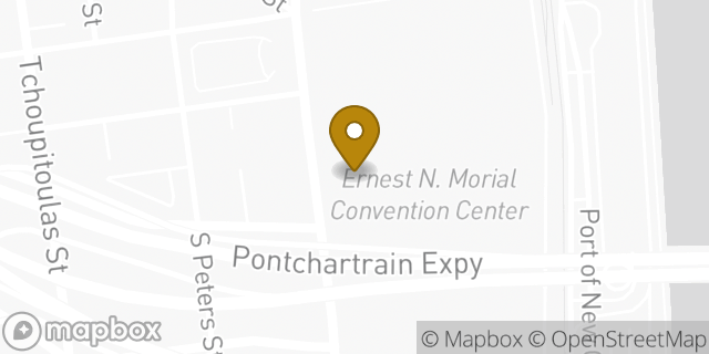 Map showing the location of The UPS Store in New Orleans, LA 70130