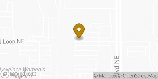 Map showing the location of ATM Walgreens in Albuquerque, NM 87109