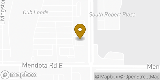 Map showing the location of Chase Bank in West St Paul, MN 55118