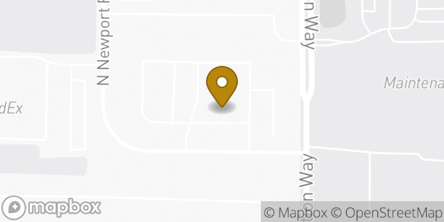 Map showing the location of Penske Truck Rental in Colorado Springs, CO 80916