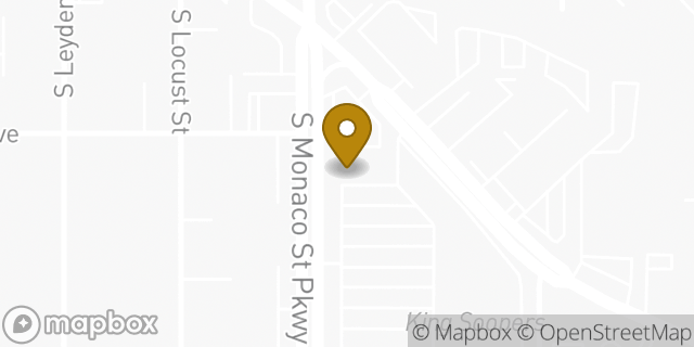 Map showing the location of Chipotle Mexican Grill in Denver, CO 80224
