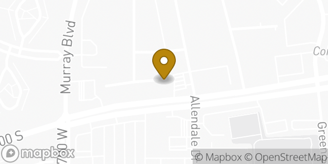Map showing the location of Amazon Locker - Tab in Murray, UT 84123