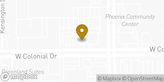 Map showing the location of McDonald's in Orlando, FL 32808