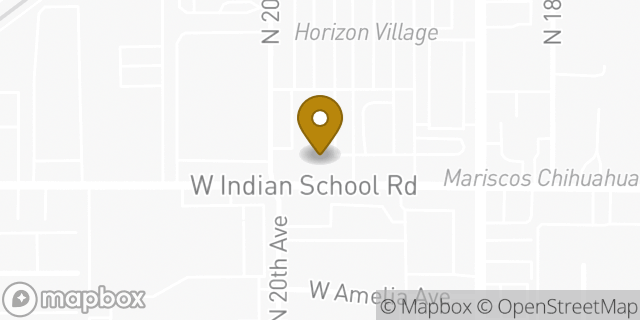 Map showing the location of Buffalo Wild Wings in Phoenix, AZ 85015