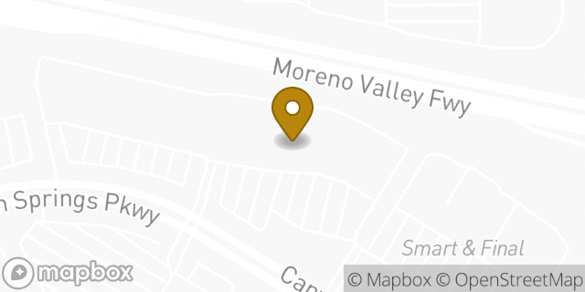 Map showing the location of Marshalls in Riverside, CA 92507