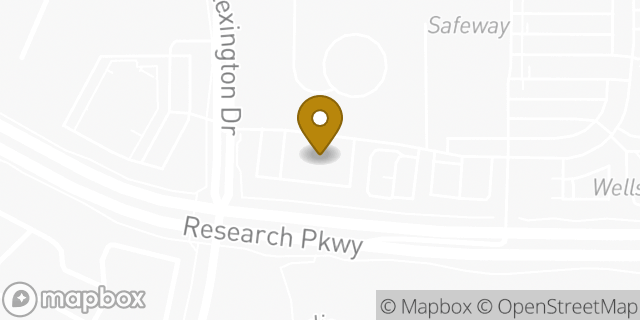 Map showing the location of ATM Walgreens in Colorado Springs, CO 80920