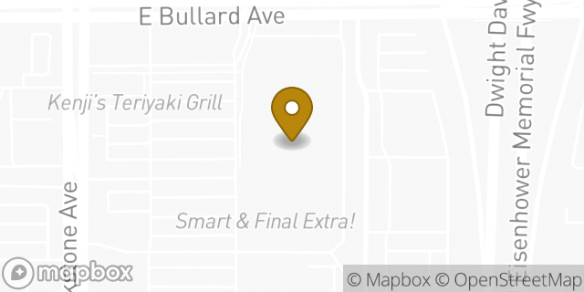 Map showing the location of Target in Fresno, CA 93710