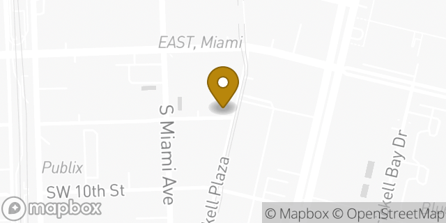 Map showing the location of Amazon Locker - Mitchell in Miami, FL 33131