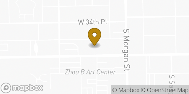 Map showing the location of CubeSmart Self Storage in Chicago, IL 60609