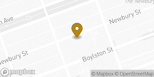 Map showing the location of Sunglass Hut in Boston, MA 02116