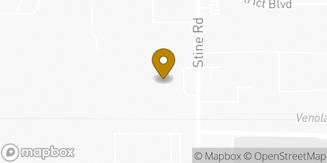 Map showing the location of Uber Bakersfield District in Bakersfield, CA 93313