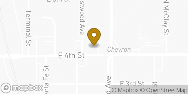Map showing the location of Amazon Locker - Tonton in Santa Ana, CA 92701