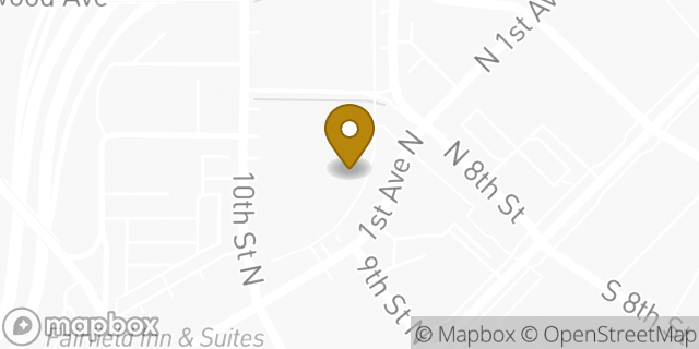 Map showing the location of Amazon Locker - Skating in Minneapolis, MN 55403