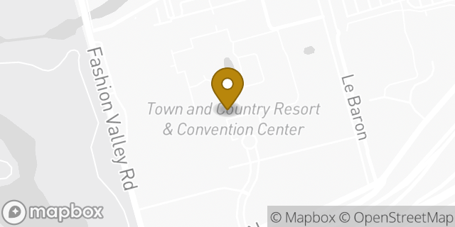 Map showing the location of Budget Rent A Car in San Diego, CA 92108