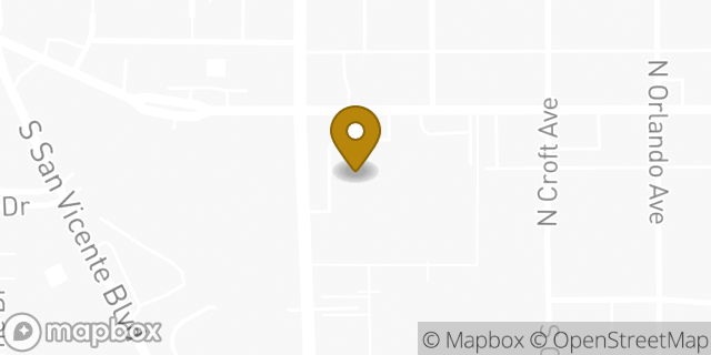 Map showing the location of CVS Pharmacy in Los Angeles, CA 90048