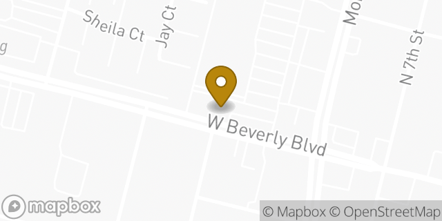 Map showing the location of Chase Bank in Montebello, CA 90640