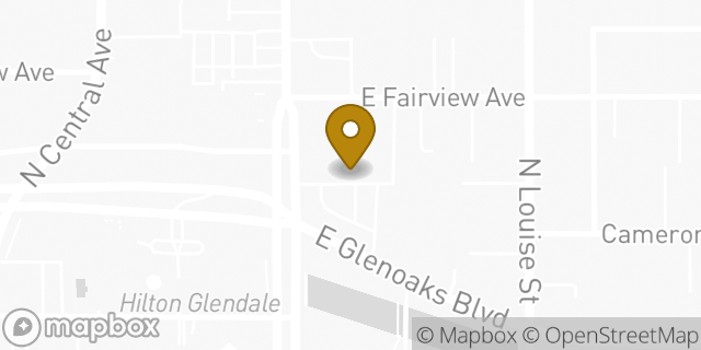 Map showing the location of Trader Joe's in Glendale, CA 91207