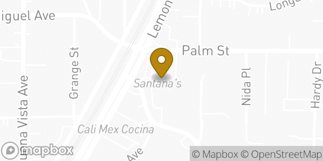 Map showing the location of Citibank ATM in Lemon Grove, CA 91945