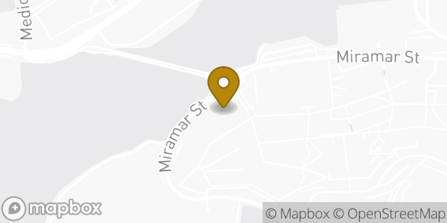 Map showing the location of Amazon Locker - Ruckus in La Jolla, CA 92037