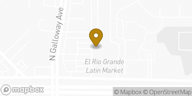 Map showing the location of Amazon Locker - Piloncillo in Mesquite, TX 75150
