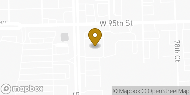 Map showing the location of ATM Walgreens in Hickory Hills, IL