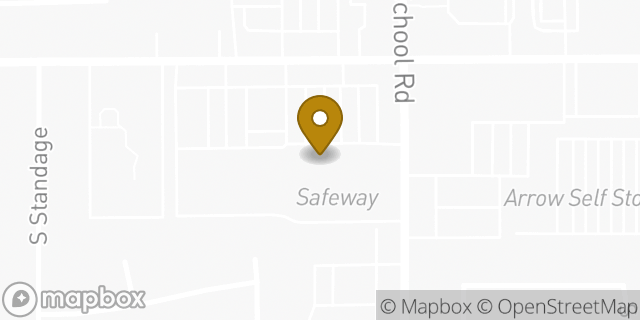 Map showing the location of Coinme in Mesa, AZ 85202