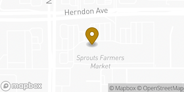 Map showing the location of Fresno Ag Ace Hardware in Clovis, CA 93612