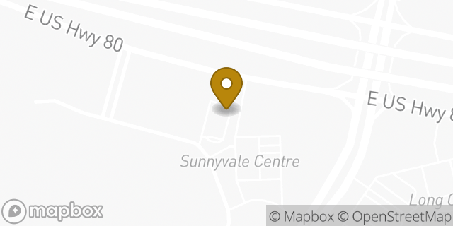 Map showing the location of Whataburger in Sunnyvale, TX 75182