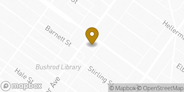 Map showing the location of Dunkin' in Philadelphia, PA 19149