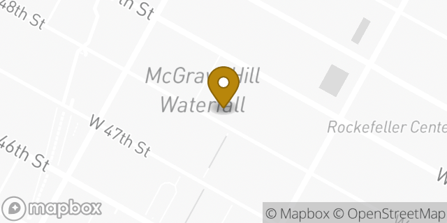Map showing the location of Chipotle Mexican Grill in New York, NY 10020