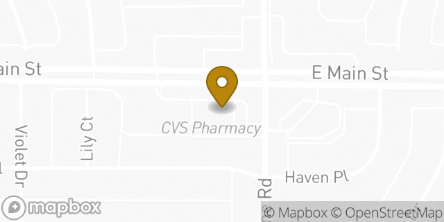 Map showing the location of Minute Clinic in Allen, TX 75002