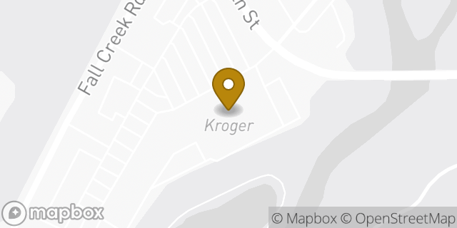 Map showing the location of Kroger in Indianapolis, IN 46256