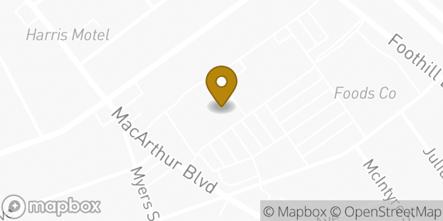 Map showing the location of Amazon Locker - Aisle in Oakland, CA 94605