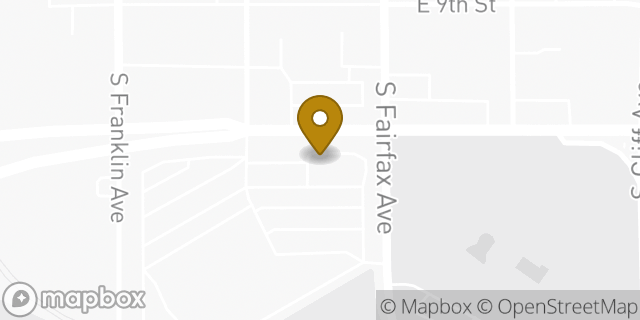 Map showing the location of McDonald's in Sioux Falls, SD 57103