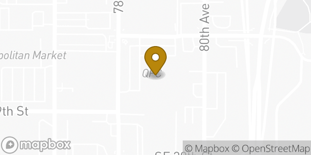 Map showing the location of ATM Quality Food Center in Mercer Island, WA 98040