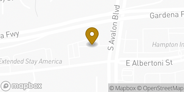 Map showing the location of Subway in Carson, CA 90746