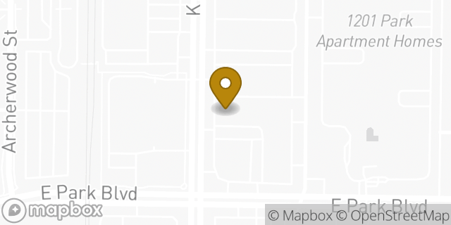 Map showing the location of Whataburger in Plano, TX 75074