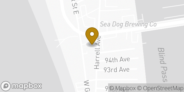 Map showing the location of Amazon Locker - Caspian in Treasure Island, FL 33706