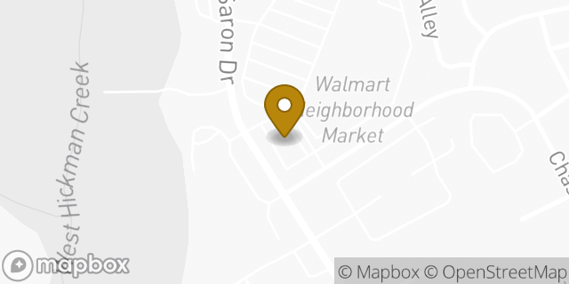 Map showing the location of Papa John's Pizza in Lexington, KY 40515