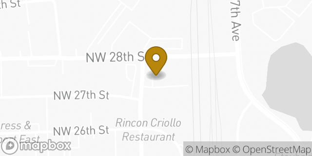 Map showing the location of Uber Miami in Miami, FL 33142