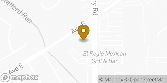 Map showing the location of EZPAWN in Stafford, TX 77477