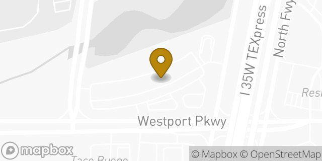 Map showing the location of Subway in Fort Worth, TX 76177