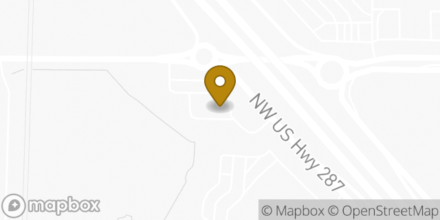 Map showing the location of Amazon Locker - Salad in FORT WORTH, TX 76131