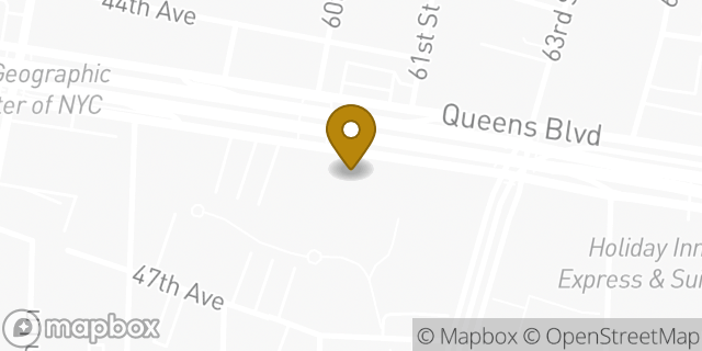 Map showing the location of Planet Fitness in New York, NY 11377