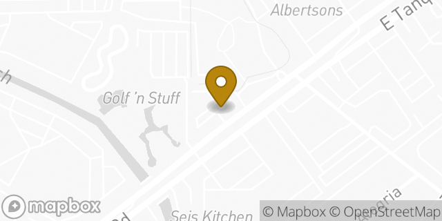 Map showing the location of Budget Car Rental in Tucson, AZ 85715