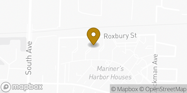 Map showing the location of Amazon Locker - Cal in Staten Island, NY 10303
