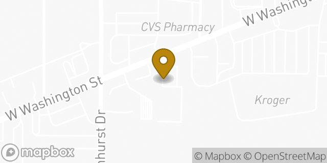 Map showing the location of EZPAWN in Indianapolis, IN 46241